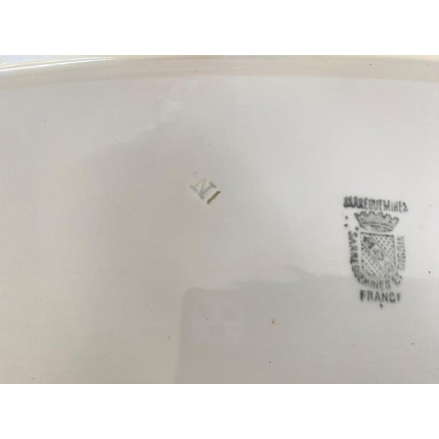 Large Dish from the Digoin-Sarreguemines Factory, 1930s For Sale - Image 9 of 15