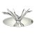 Monumental Signed Vannes-Le-Châtel French Freeform Crystal Centerpiece Bowl For Sale