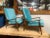 1950s Mid-Century Modern Walnut and Velvet High Back Lounge Chairs - a Pair For Sale - Image 5 of 10