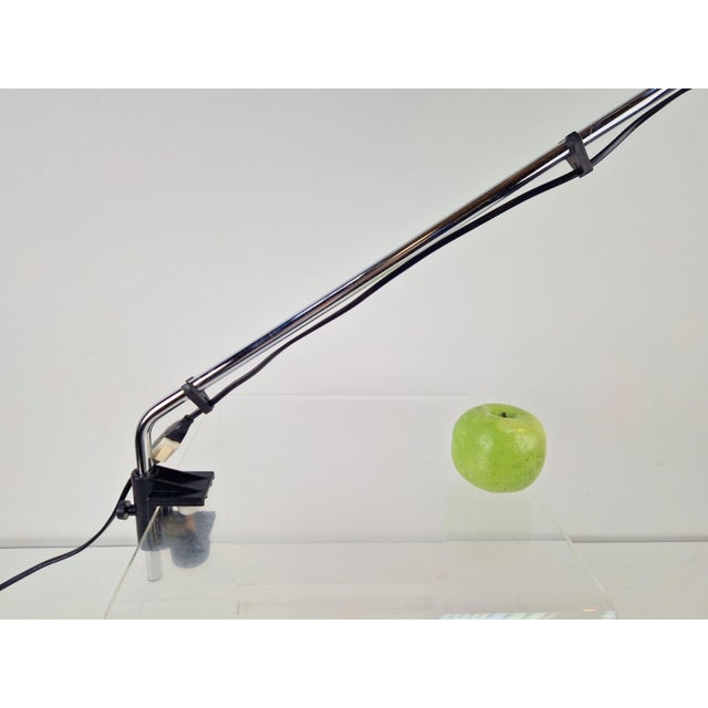 Metal Vintage Space Age Clamp Desk Lamp, 1970s For Sale - Image 7 of 10