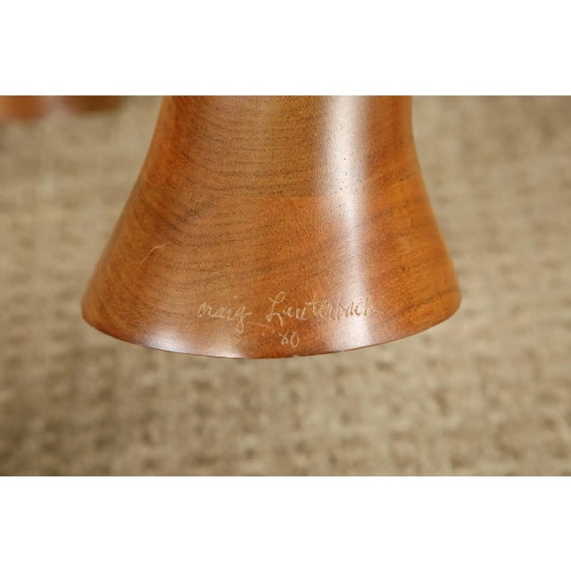 California Craftsman Freeform Cocktail Table by Craig Lauterbach, 1980, Signed For Sale - Image 18 of 18