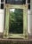 2000 - 2009 Early 21st Century Hand-Painted Light Green Rectangular Wooden Mirror For Sale - Image 5 of 10