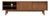 Modern Walnut Credenza / Media Console | Minimalist Sliding Door Sideboard For Sale