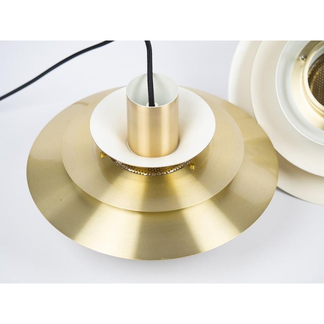 Metal Vintage Danish Verona Lamp by Kurt Wiborg for Jeka, 1980s, Set of 2 For Sale - Image 7 of 14