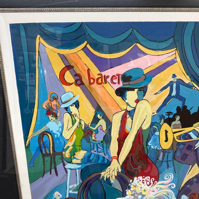 The School of Paris Circa 1994 Isaac Maimon "Cabaret", Signed For Sale - Image 3 of 11