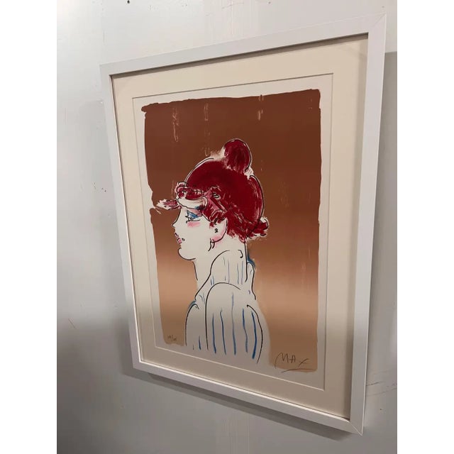 This exceptional piece, titled "Girl From Ibiza," is a distinguished color silkscreen created by the iconic New York...