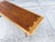 Yellow 1960s Mid-Century Modern Lane "Acclaim" Walnut and Oak Surfboard Coffee Table For Sale - Image 8 of 10