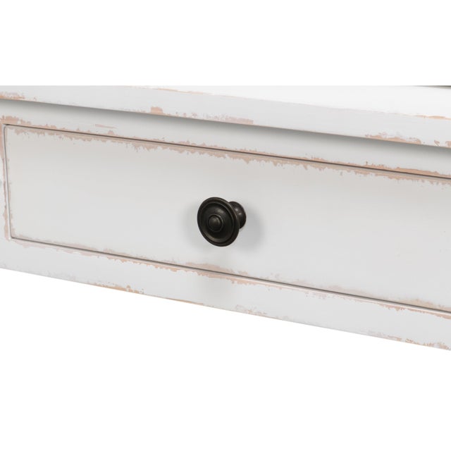 Not Yet Made - Made To Order Swedish Gustavian Glazed Display Cabinet in White For Sale - Image 5 of 10