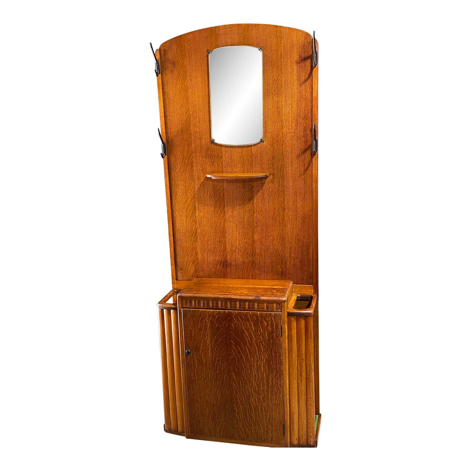 Vintage Art Deco Hall Tree