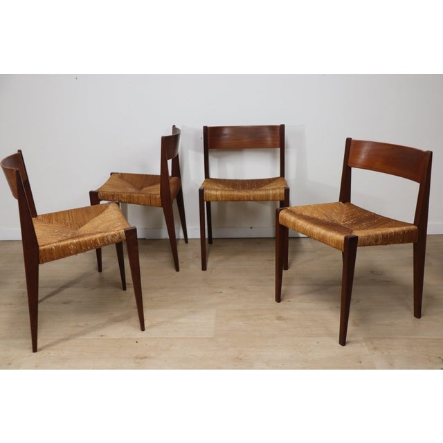 Scandinavian Pia Chairs from Poul Cadovius, 1960s, Set of 4 For Sale - Image 4 of 18
