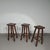 Oak Stools, 1960s, Set of 3 For Sale - Image 5 of 18