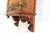 Gold Antique Arts and Crafts European Small Wall Cabinet in Oak and Brass, 1900s For Sale - Image 8 of 16
