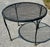 Mid 20th Century Woodard Wrought Iron Small Round Occasional Side Garden Patio Table Mesh Top For Sale - Image 10 of 12