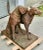 A Pair of Life-size Labradors/ Weathered Cast Iron Statue on a Plinth An adorable pair, one seated the other is standing,...