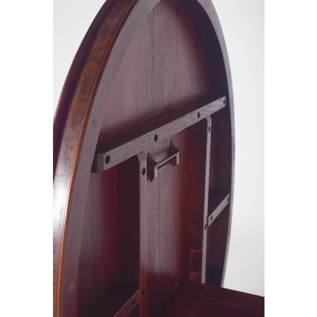 Antique Oval Walnut Dining Table, 1890s For Sale - Image 12 of 13