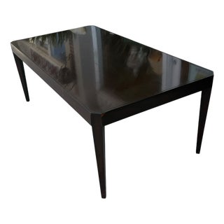 Art Deco Style Nancy Corzine Modern Mahogany Dining Table For Sale
