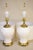 1970s Royal Haeger Hollywood Regency Modern Tulip Ginger Jar Porcelain Brass Table Lamps - a Pair For Sale - Image 11 of 13