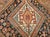 Vintage Persian Qashqai Tribal Area Rug, Hand-Knotted Wool, Geometric Medallions, 4x7, Navy & Red For Sale - Image 18 of 18