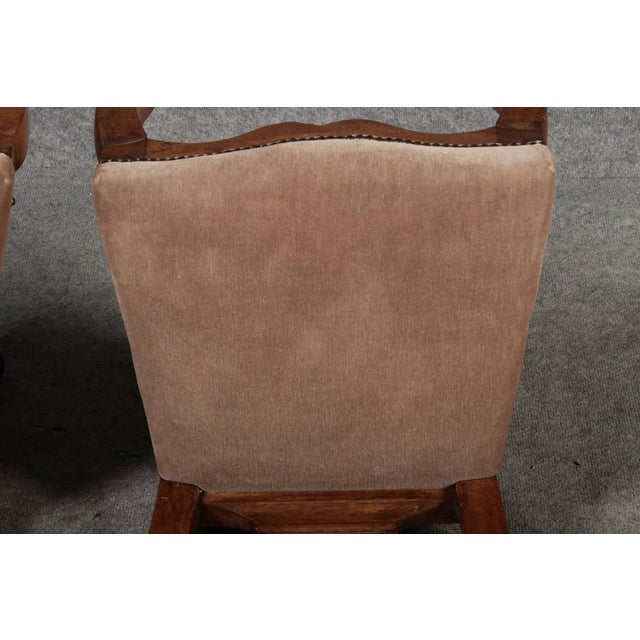 Antique Baroque Chairs in Walnut, 1800, Set of 2 For Sale - Image 13 of 18