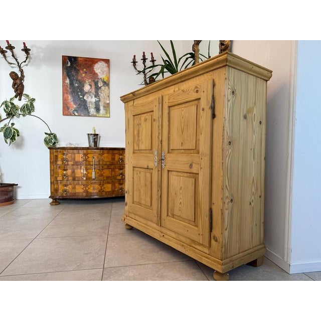 Biedermeier Sideboard in Softwood For Sale - Image 8 of 10