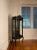 1960's Vintage Vitrine in the French Louis XV style painted matte black for a contemporary minimal aesthetic, this piece...
