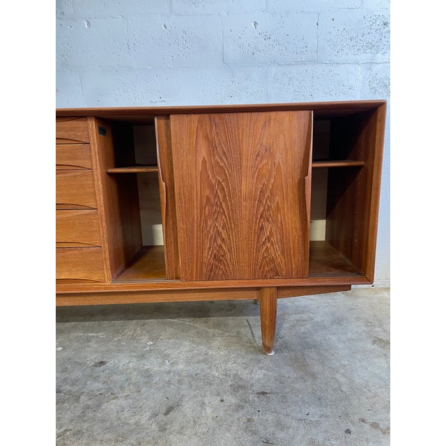 Arne Vodder for Skovby 7738 Mid Century Danish Modern Teak Credenza For Sale - Image 9 of 11