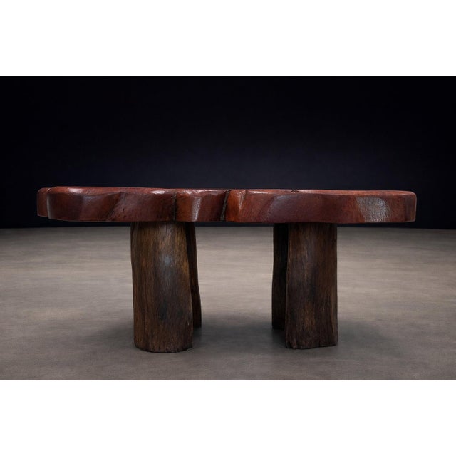 Monumental “Denúncia” Table Crafted From Reclaimed Brazilian Wood, 1970s For Sale - Image 13 of 16