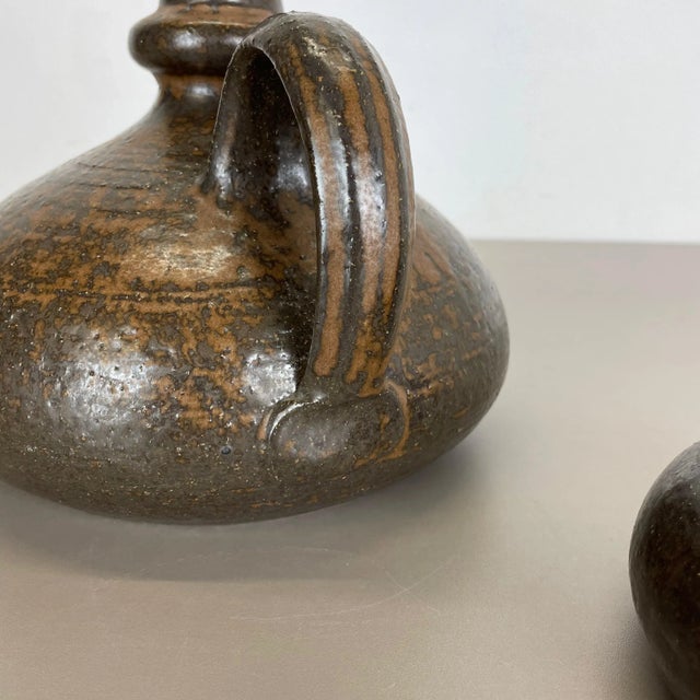 Abstract Pottery Vase Objects from Rudi Stahl, Germany, 1970s, Set of 2 For Sale - Image 10 of 18