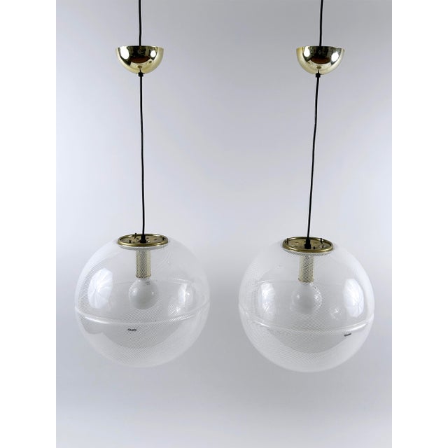 Mid-Century Modern Sfera Pendant Lamps from Guzzini, Italy, 1970s For Sale - Image 12 of 18