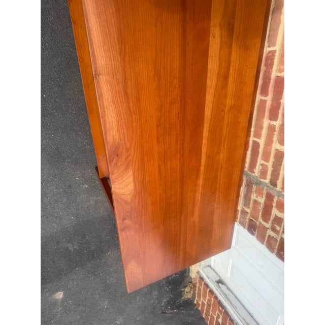 Late 20th Century Ethan Allen American Impressions Art & Craft Mission Style Cherry Sofa Hall Table. Console Table For Sale In Washington DC - Image 6 of 17