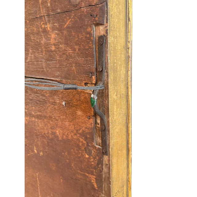 Gold Large Antique Gilded French Wall Mirror For Sale - Image 8 of 8