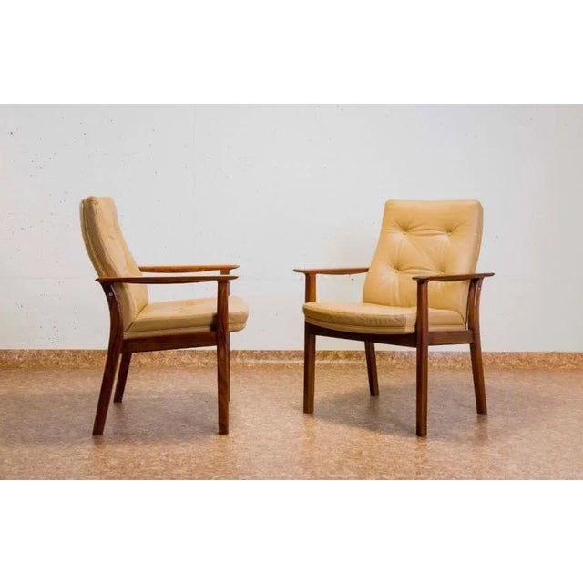 Set of Armchairs by Jorgen Postborg for Sibast, 1965, in Flawless conditions. Designed 1960 to 1969 This piece has an...