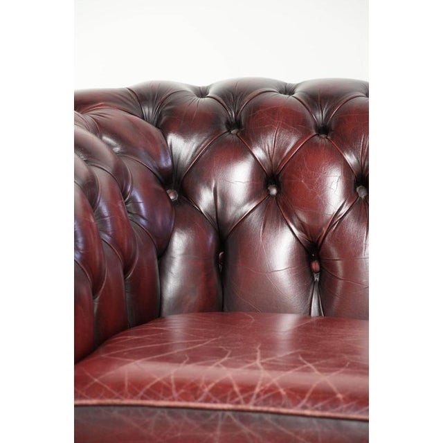 English Chesterfield Club Armchair For Sale - Image 11 of 14