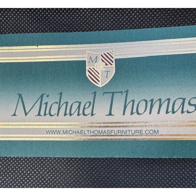 Early 21st Century Pair of Empire Style Armchairs by Michael Thomas For Sale - Image 5 of 6