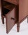Wood Mahogany Bedside Table with Marble Top, 1930s For Sale - Image 7 of 11