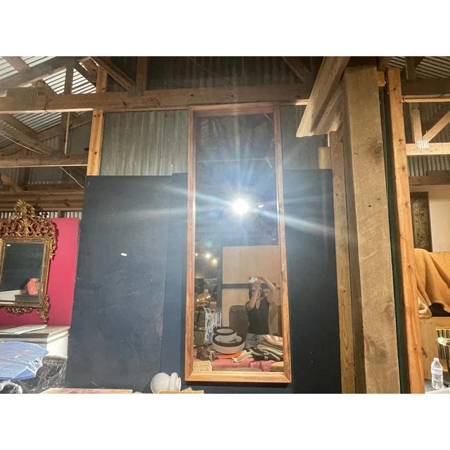 Rustic Modern Full-Length Floor Mirror – Large Pine Wood Frame Add warmth and timeless sophistication to your space with...