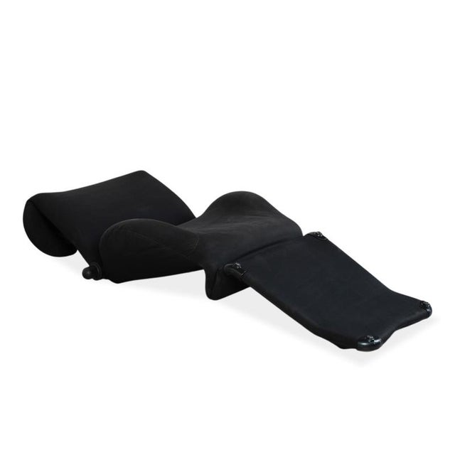 Wink Armchair in Black Fabric by Toshiyuki Kita for Cassina For Sale - Image 6 of 16