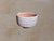 Vintage Japanese Studio Pottery Chawan Tea Bowl in Ivory & Blush Crackle Glaze For Sale - Image 4 of 7