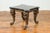 Mid 20th Century Bronze Side Table with Mythological Figures & Black Marble Top For Sale - Image 11 of 12