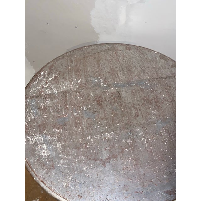 Italian Maison Italian Florentine Round Side Table. Italian Florentine Wooden Side Table. 1930’s For Sale - Image 3 of 12