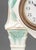 Early 20th Century German Art Deco Blue & White Ceramic Mantle Clock For Sale - Image 5 of 10