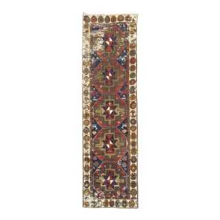19th Century Tribal Caucasian Runner, 2'7'' X 9'3'' For Sale