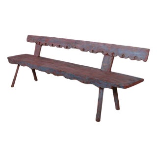 Austrian Painted Bench For Sale