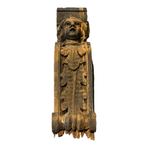 Antique Carved Caryatid
