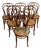 Antique Angel Wing Model Bistro Chairs by Hofmann, 1900, Set of 6 For Sale