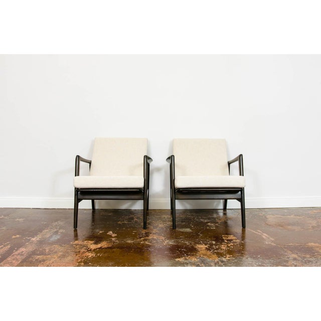 Vintage Lounge Chairs from Swarzędzkie Fabryki Mebli, 1960s, Set of 2 For Sale - Image 10 of 17