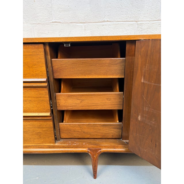 1960s Mid-Century Sculptural Walnut Dresser For Sale - Image 15 of 16