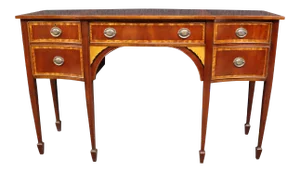 Hepplewhite Style Inlaid & Banded Mahogany Sideboard