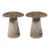 Pair of Mid-20th Century English Style Cast Stone Staddle Stones For Sale