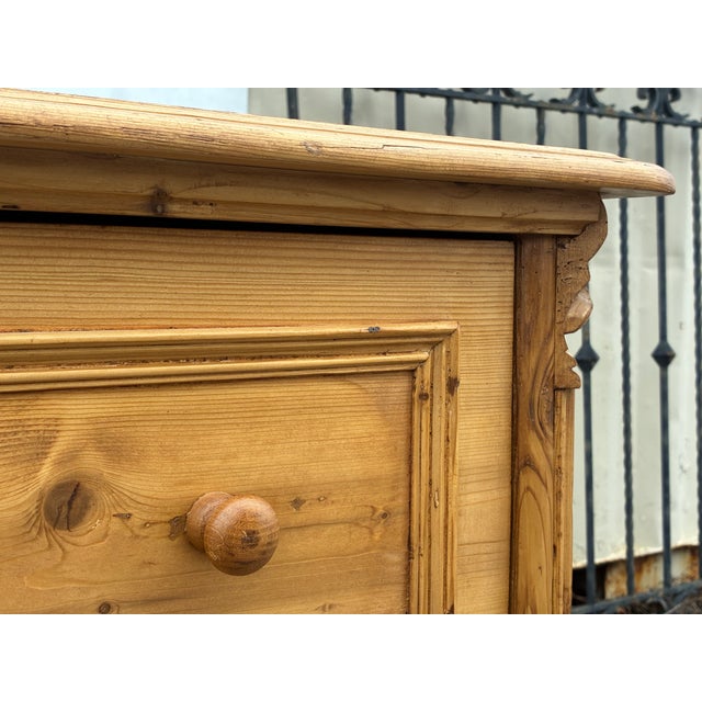 Pine Chest of Three Drawers For Sale - Image 11 of 18